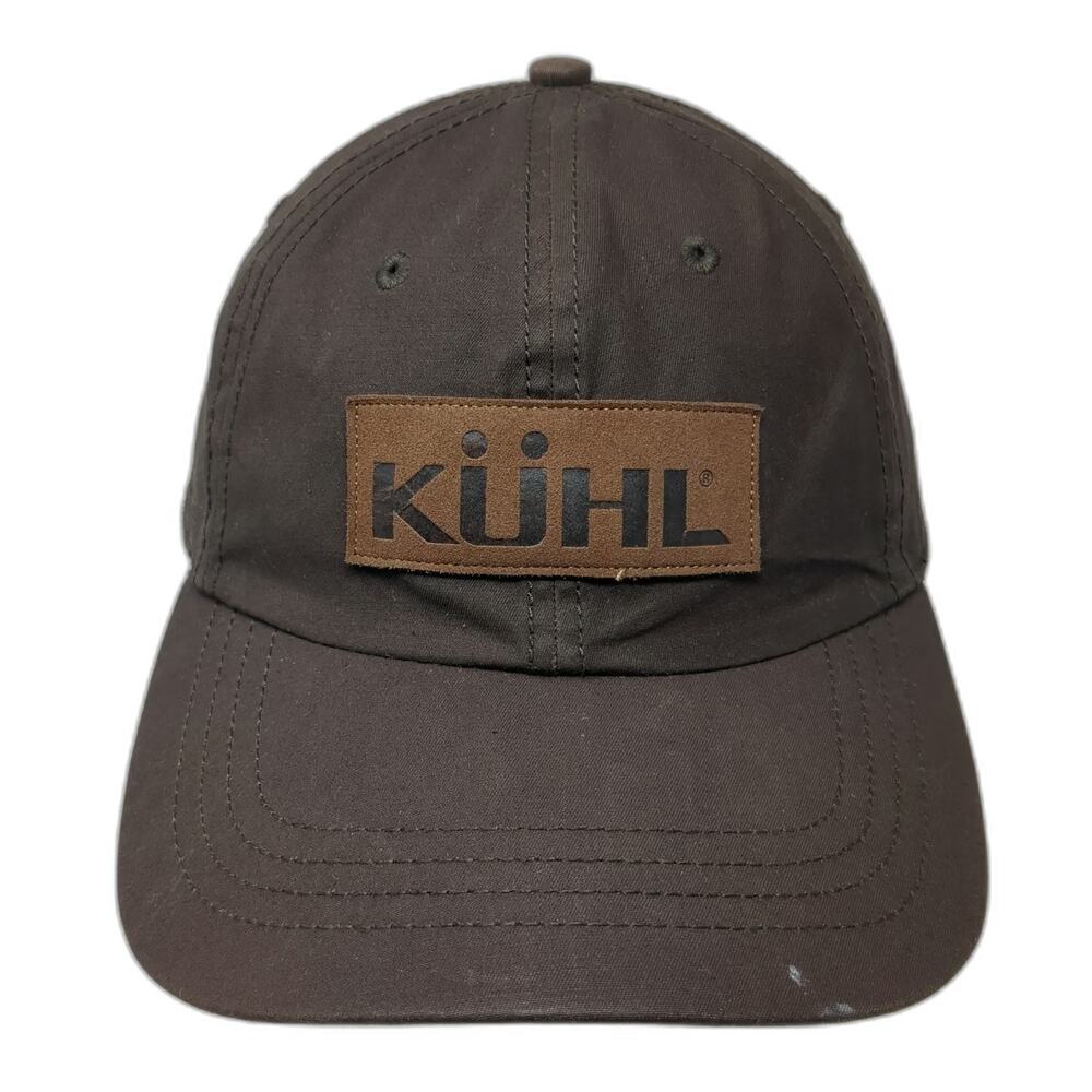 KÜHL Baseball Cap Brown One Size Patch Slideback Cotton Spandex Outdoor hat